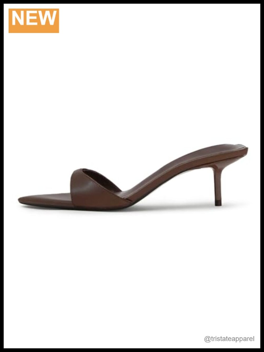 Kitten Heels Mule Heeled Sandals Pointed Open Toe Slip On Women Dress Wedding